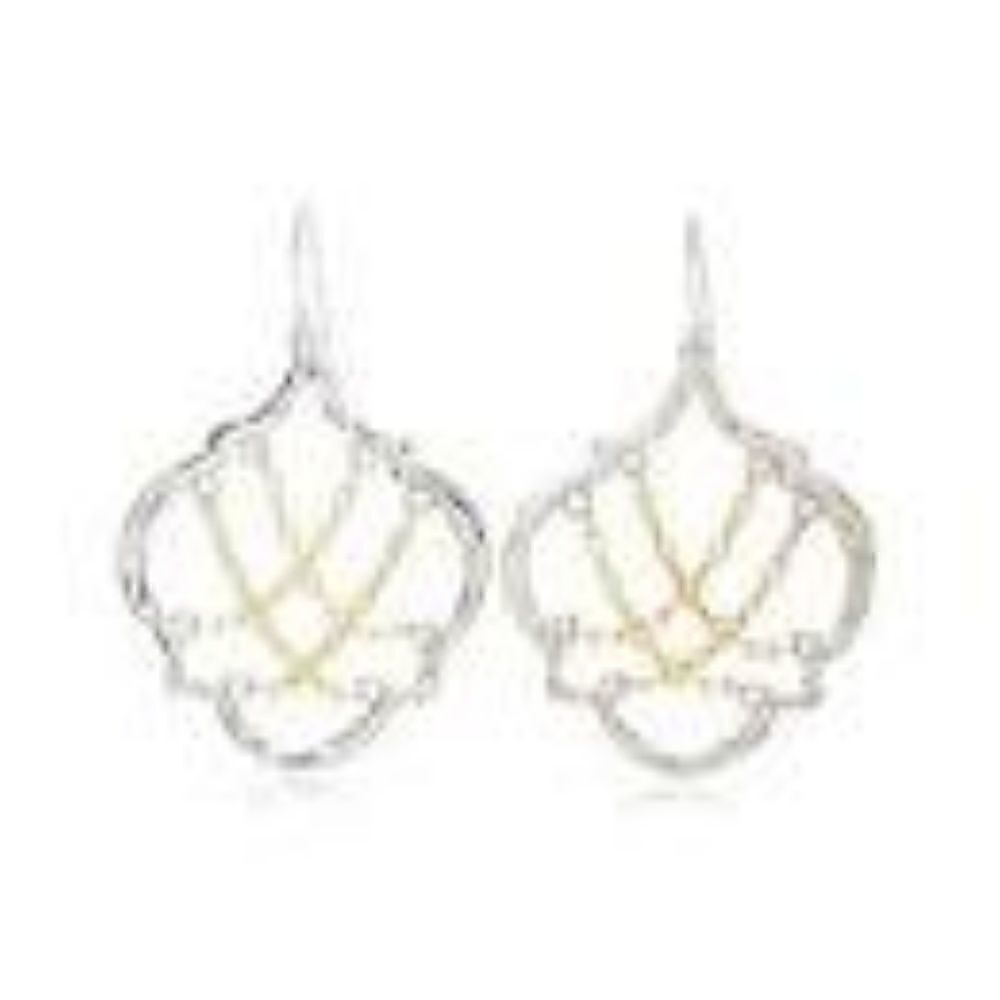Sara Blaine/eSBe Halogen Mixed Metals Earrings - Picture 2 of 3